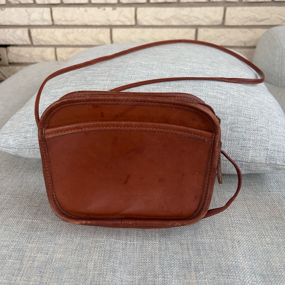 Vintage Coach Hadley Zip 9935 British Tan 1994 USA